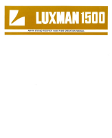 Luxman R-1500-Owners-Manual